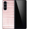 Pink and White Stripes Galaxy Z Fold5 5G Skin
